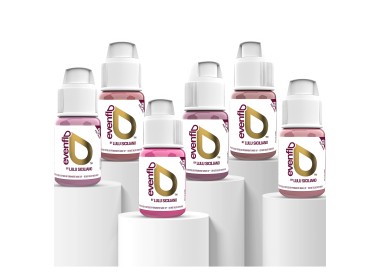 Evenflo TRUE LIPS Set - Perma Blend Luxe - 6x15ml - Pigmenti PMU REACH evenflo
