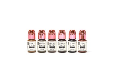 READY, SET, GO Pre-Modified Set - Perma Blend Luxe - 6x15ml - Pigmenti PMU REACH perma blend