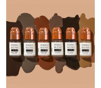 READY, SET, GO Pre-Modified Set - Perma Blend Luxe - 6x15ml - Pigmenti PMU REACH perma blend