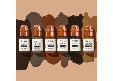 READY, SET, GO Pre-Modified Set - Perma Blend Luxe - 6x15ml - Pigmenti PMU REACH perma blend