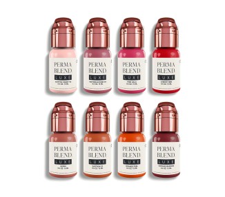 PUCKER-UP BUTTERCUP Set - Perma Blend Luxe - 8x15ml - Pigmenti PMU REACH perma blend