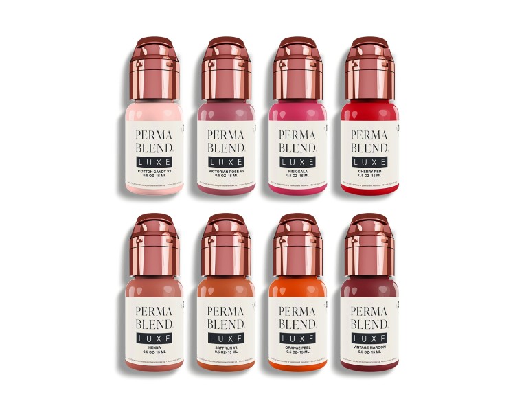 PUCKER-UP BUTTERCUP Set - Perma Blend Luxe - 8x15ml - Pigmenti PMU REACH perma blend PUCKER-UP BUTTERCUP Set - Perma Blend Luxe - 8x15ml - Pigmenti PMU REACH perma blend