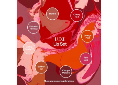 PUCKER-UP BUTTERCUP Set - Perma Blend Luxe - 8x15ml - Pigmenti PMU REACH perma blend