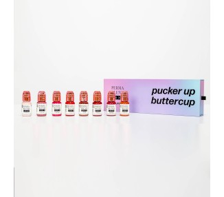 PUCKER-UP BUTTERCUP Set - Perma Blend Luxe - 8x15ml - Pigmenti PMU REACH perma blend