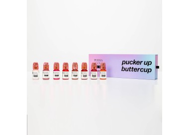 PUCKER-UP BUTTERCUP Set - Perma Blend Luxe - 8x15ml - Pigmenti PMU REACH perma blend