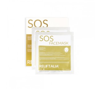 Maschera Viso Idratante-Antiage - SOS Facemask - 2pz. reliftalia