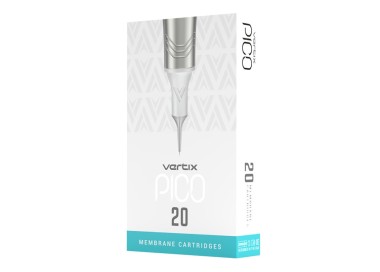 03 FL (Flat) 0,25mm - Long Taper - Cartucce Vertix PICO - Aghi PMU - 20pz. vertix