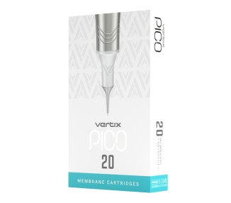 05 FL (Flat) 0,25mm - Long Taper - Cartucce Vertix PICO - Aghi PMU - 20pz. vertix