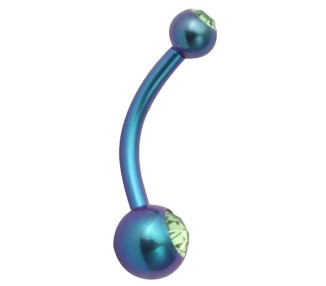 TT-TE DOUBLE JEWEL NAVEL BANANABELL