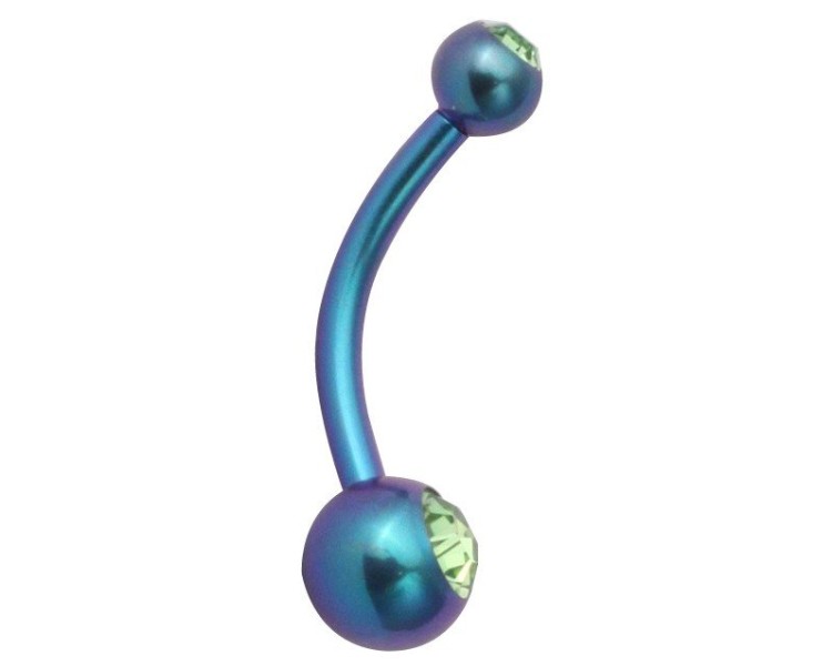 TT-TE DOUBLE JEWEL NAVEL BANANABELL TT-TE DOUBLE JEWEL NAVEL BANANABELL