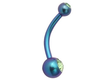 TT-TE DOUBLE JEWEL NAVEL BANANABELL