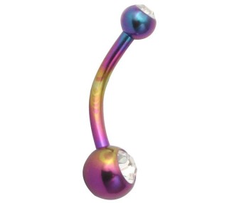 TT-RB DOUBLE JEWEL NAVEL BANANABELL