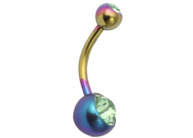 TT-RB DOUBLE JEWEL NAVEL BANANABELL