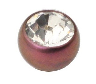 TT-PU SCREW ON JEWELLED BALLS
