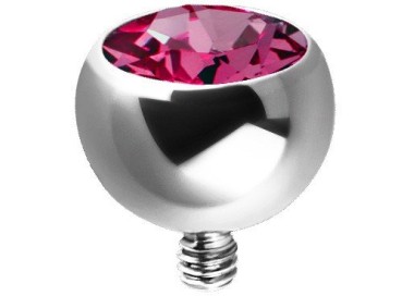 Micro Titanium Jewelled Ball For Internal Barbells