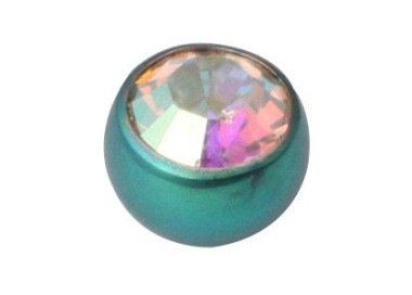 TT-GR SCREW ON JEWELLED BALLS