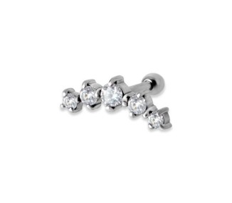 ZIRCONIA HELIX BARBELLS 2/2.5/3/2.5/2