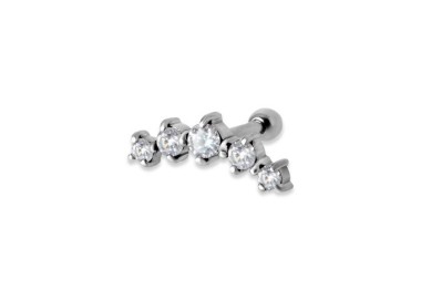 ZIRCONIA HELIX BARBELLS 2/2.5/3/2.5/2