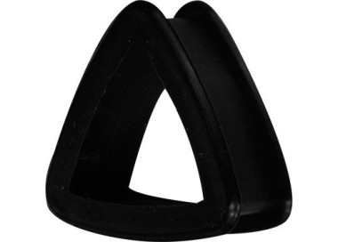 TRIANGULAR SILICONE FLESH TUNNELS