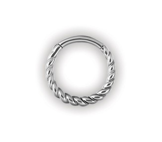 SS 316 TWISTER HINGED RING 1,2x12mm