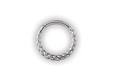 SS 316 TWISTER HINGED RING 1,2x12mm