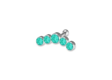 JEWELLED 5 DISC 3-3-4-3-3mm
