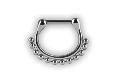 SS 316 SEPTUM CLICKERS SIDE BALL CHAIN