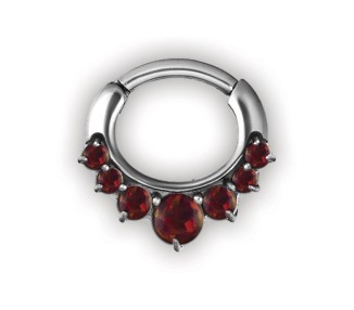 SS 316 OPAL CURVED SEPTUM CLICKERS