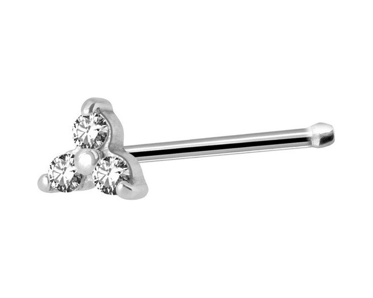 TRINITY BONES NOSE STUD TRINITY BONES NOSE STUD