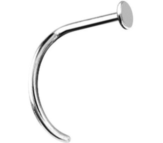 NOSE STUDS W/DISC 0,8mm disc 2mm