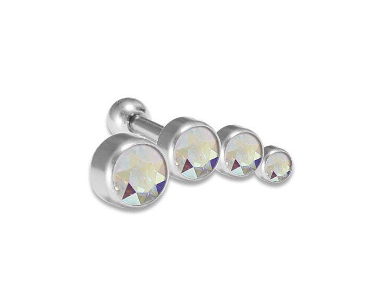 JEWELLED HELIX 5 DISC 3/4/5/6mm RIGHT JEWELLED HELIX 5 DISC 3/4/5/6mm RIGHT