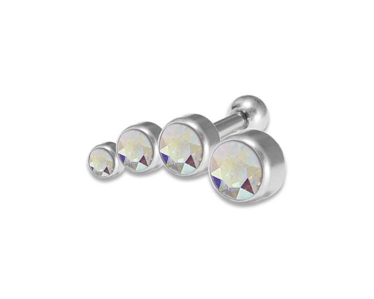 JEWELLED HELIX 5 DISC 3/4/5/6mm LEFT JEWELLED HELIX 5 DISC 3/4/5/6mm LEFT