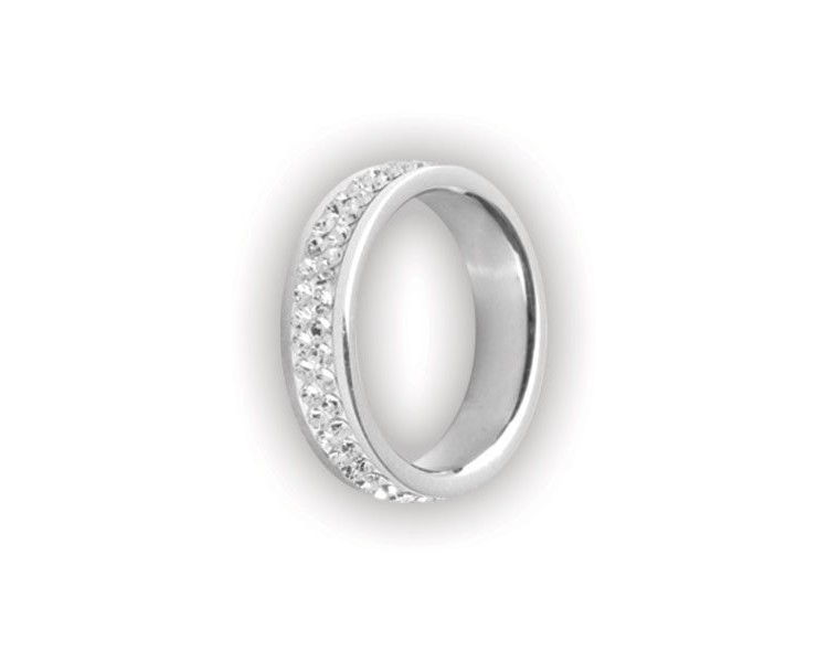 DOUBLE JEWELLED CRYSTAL RING DOUBLE JEWELLED CRYSTAL RING