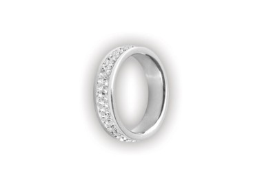 DOUBLE JEWELLED CRYSTAL RING