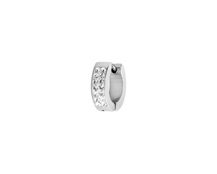 SS 316 CRYSTAL HOOP (PAIR) 4,0x14mm SS 316 CRYSTAL HOOP (PAIR) 4,0x14mm