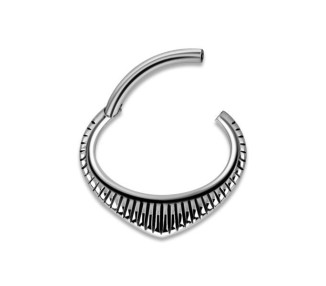 SS 316 HINGED SEPTUM & DAITH CLICKERS 1,2x6mm mod.3
