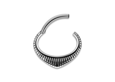 SS 316 HINGED SEPTUM & DAITH CLICKERS 1,2x6mm mod.3
