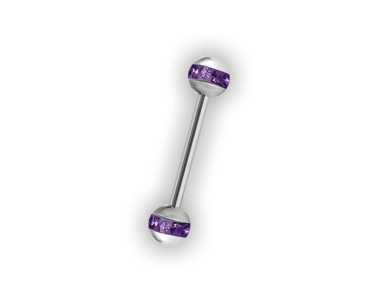 CRYSTAL DOUBLE ORBIT BALLS BARBELLS CRYSTAL DOUBLE ORBIT BALLS BARBELLS