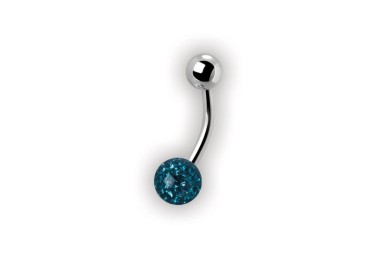 8mm CRYSTAL BALLS NAVEL BANANABELLS