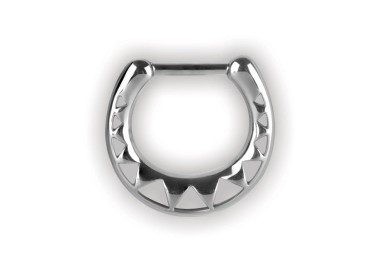 SS 316 SEPTUM CLICKERS AFRICAN PATTERN MODELLO 1