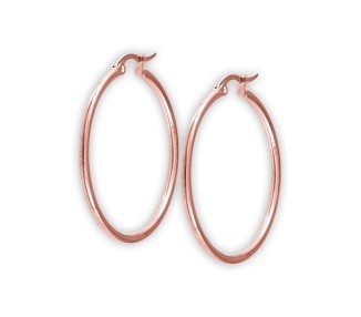 RG 316 ROUND HOOP EARRINGS (PAIR)
