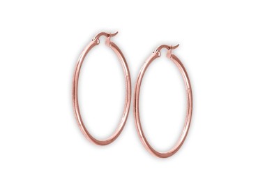 RG 316 ROUND HOOP EARRINGS (PAIR)