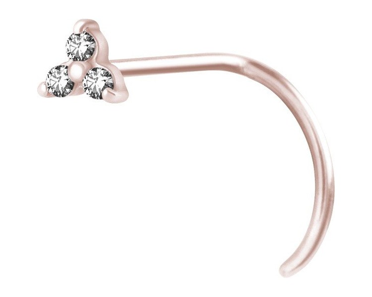 RG 316 TRINITY NOSE STUD 0,8mm sfera 2,0mm CR RG 316 TRINITY NOSE STUD 0,8mm sfera 2,0mm CR