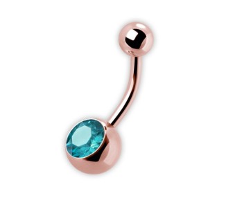 RG 316 8mm JEWEL NAVEL BARBELLS