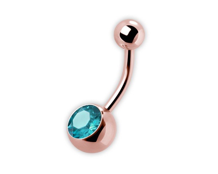 RG 316 8mm JEWEL NAVEL BARBELLS RG 316 8mm JEWEL NAVEL BARBELLS