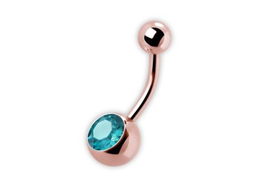 RG 316 8mm JEWEL NAVEL BARBELLS