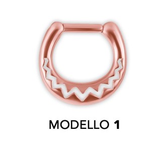 RG 316 SEPTUM CLICKERS AFRICAN PATTERN