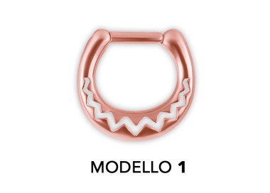 RG 316 SEPTUM CLICKERS AFRICAN PATTERN