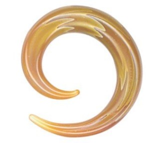 PIREX SPIRAL AMBER