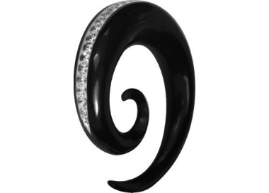 CRYSTAL HORN SPIRAL FRONT